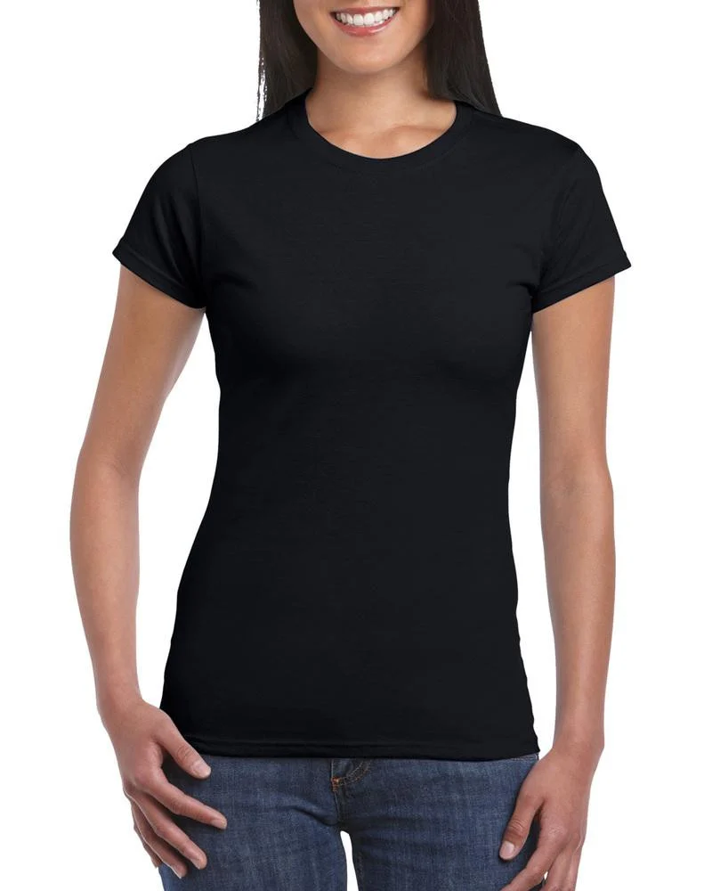 Gildan GN641 Softstyle T-shirt Dames – Black