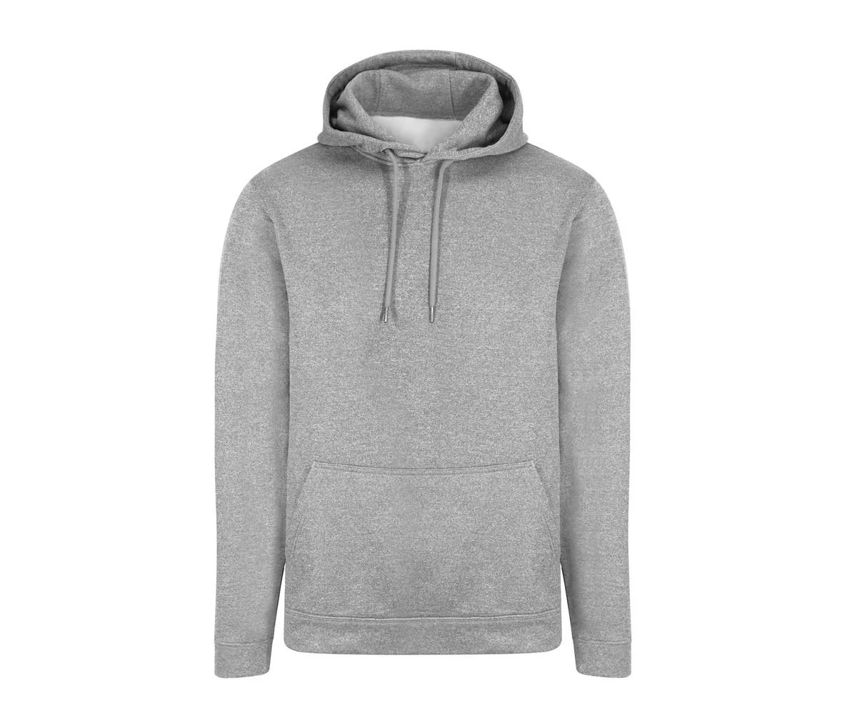 AWDIS JH006 Sports Polyester Hoodie – Grey Melange