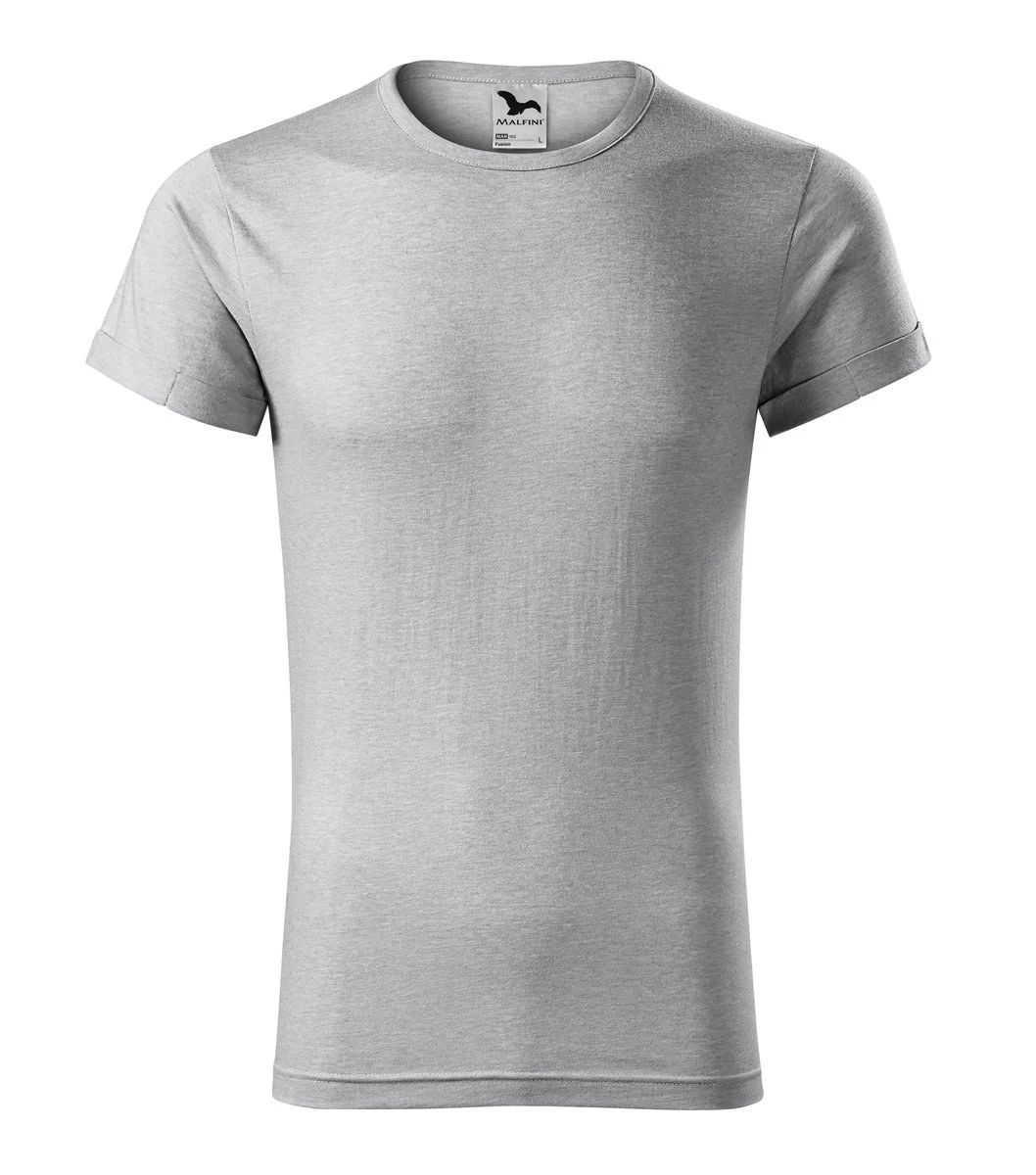 Malfini 163 Fusion T-shirt Heren – melange argent