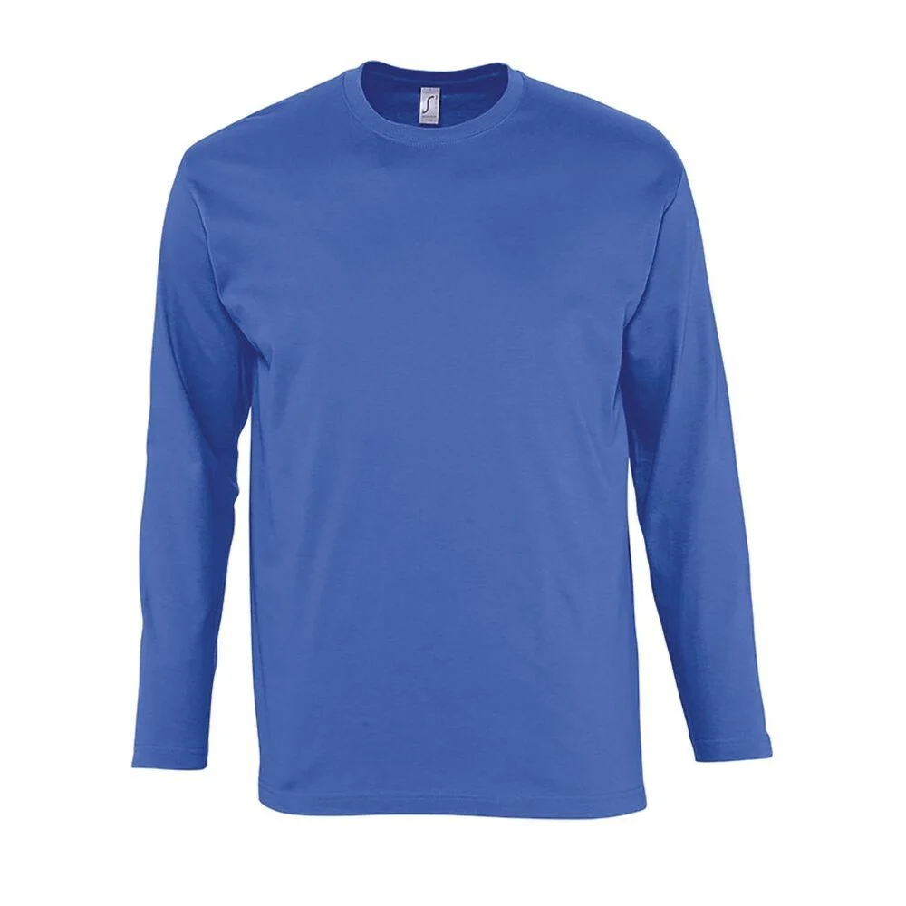 SOL'S 11420 Monarch T-shirt Lange Mouwen Heren – Koningsblauw