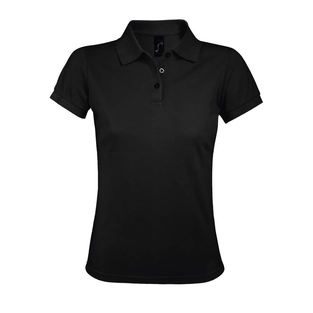 SOL'S 00573 Prime Polo Dames – Zwart