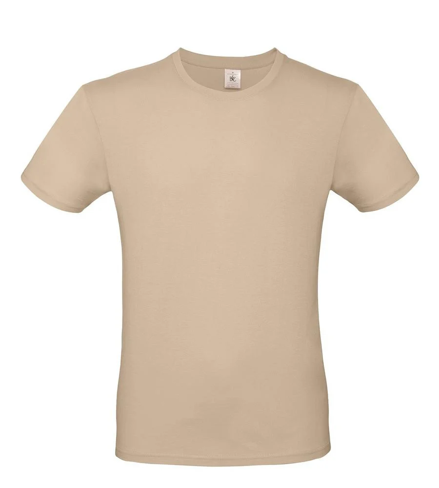 B&C BC01T #E150 T-shirt Heren – Sand