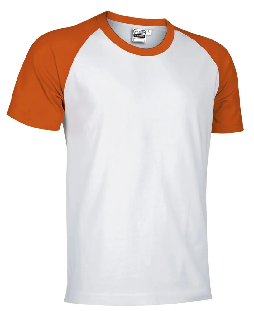 Valento CAVARGC Caiman T-shirt – white-party orange