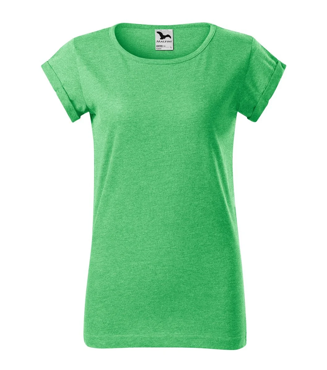 Malfini 164 Fusion T-shirt Dames – melange vert
