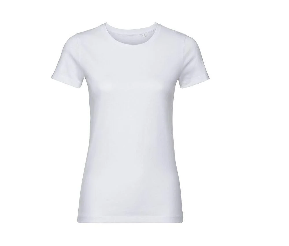Russell RU108F Biologisch T-shirt Dames – White