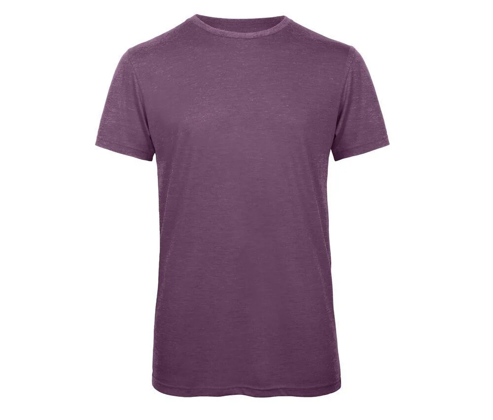 B&C BC055 TM055 Tri-Blend T-shirt Heren – Heather Purple