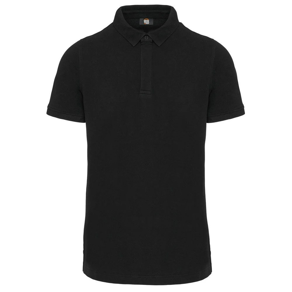 WK. Designed To Work WK225 Polo Heren – Zwart