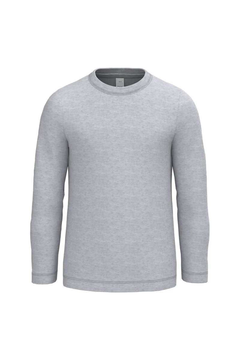 iDeal Basic Brand IB314 T-shirt Lange Mouwen Kinderen – Ideal Oxford Grey