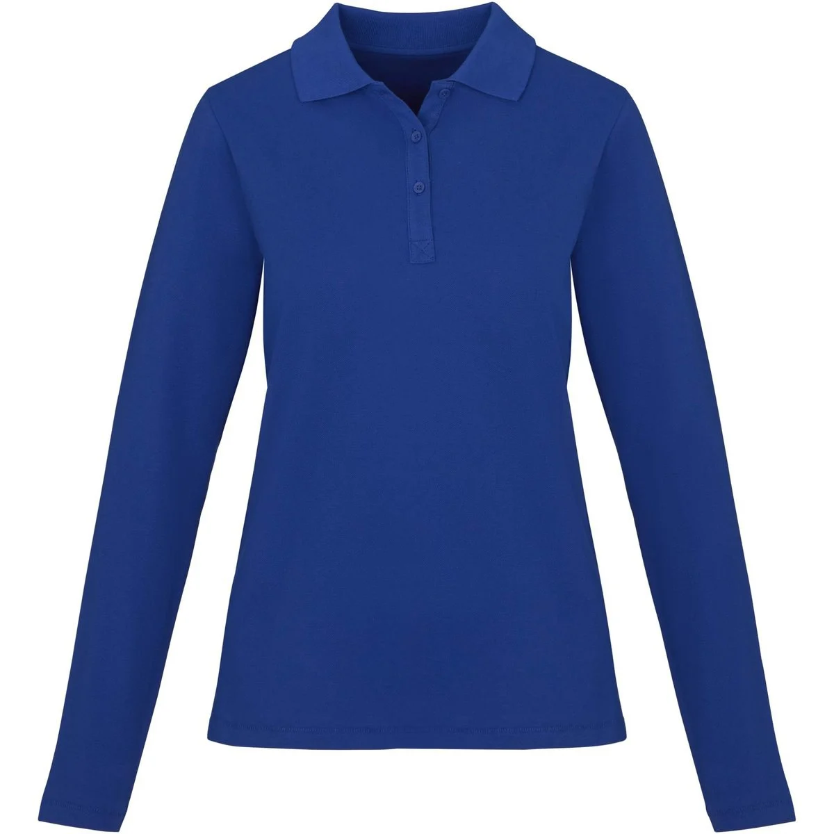 Elevate 38087 Oakville Polo Lange Mouwen Dames – Blauw