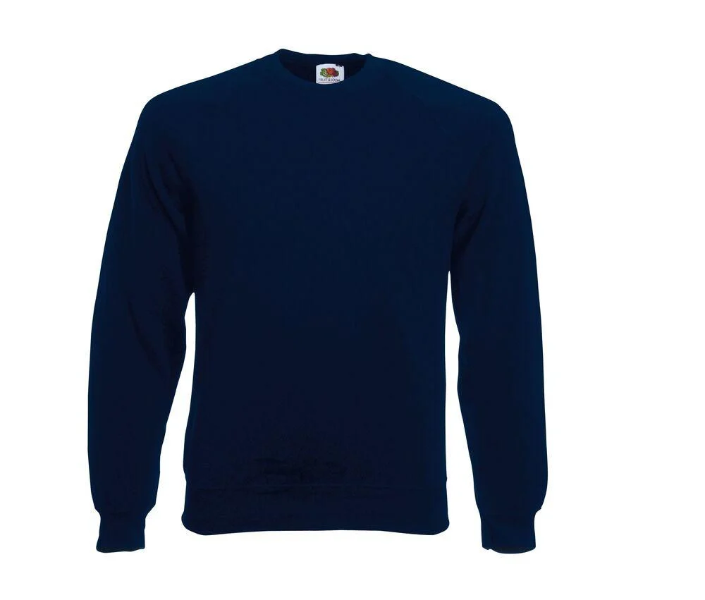 Fruit of the Loom SC260 Raglan Sweater – Deep Navy