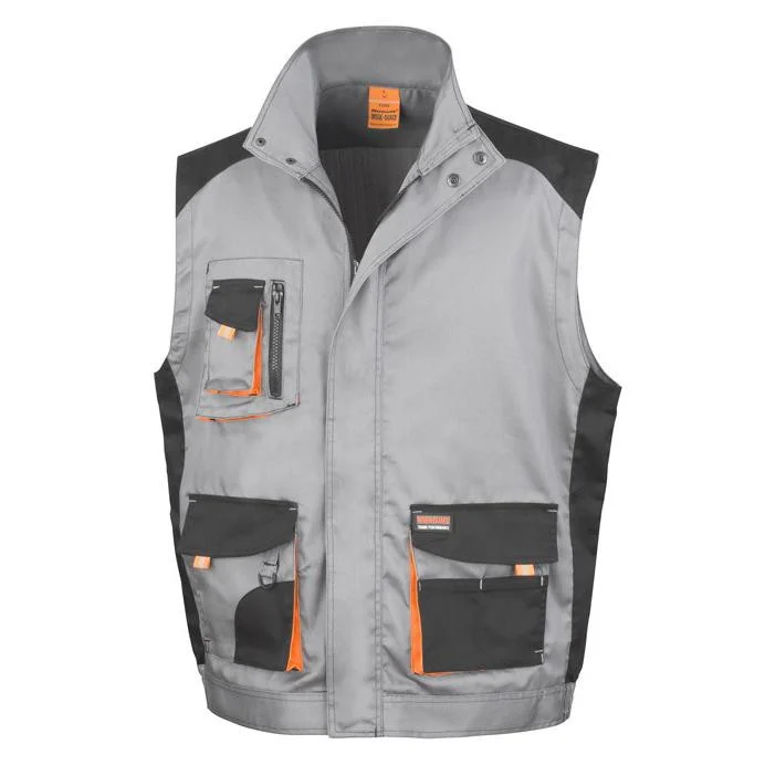 Result RS317 Lite Werkbodywarmer – Grey/Black/Orange