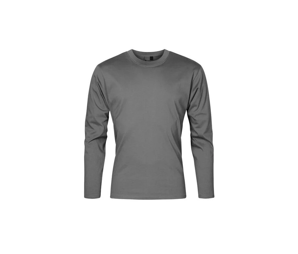 Promodoro PM4099 T-shirt Lange Mouwen Heren – staalgrijs
