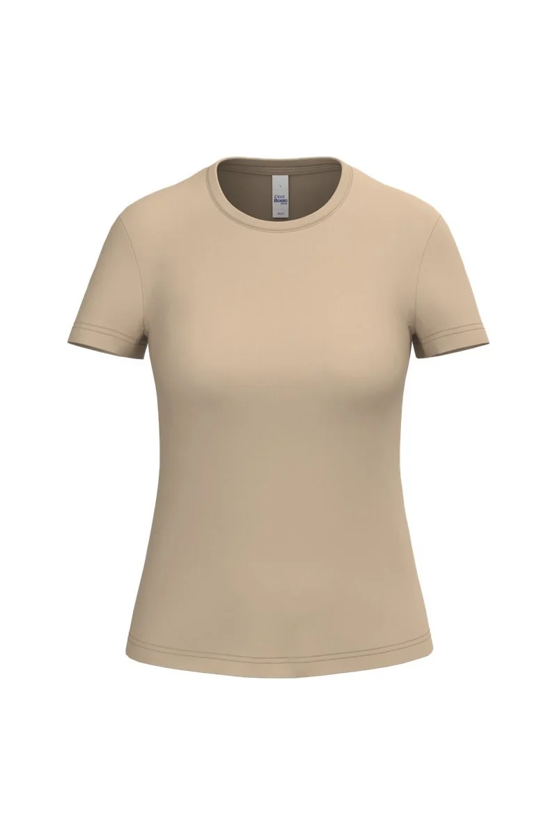 iDeal Basic Brand IB321 T-shirt Dames – Ideal Sand