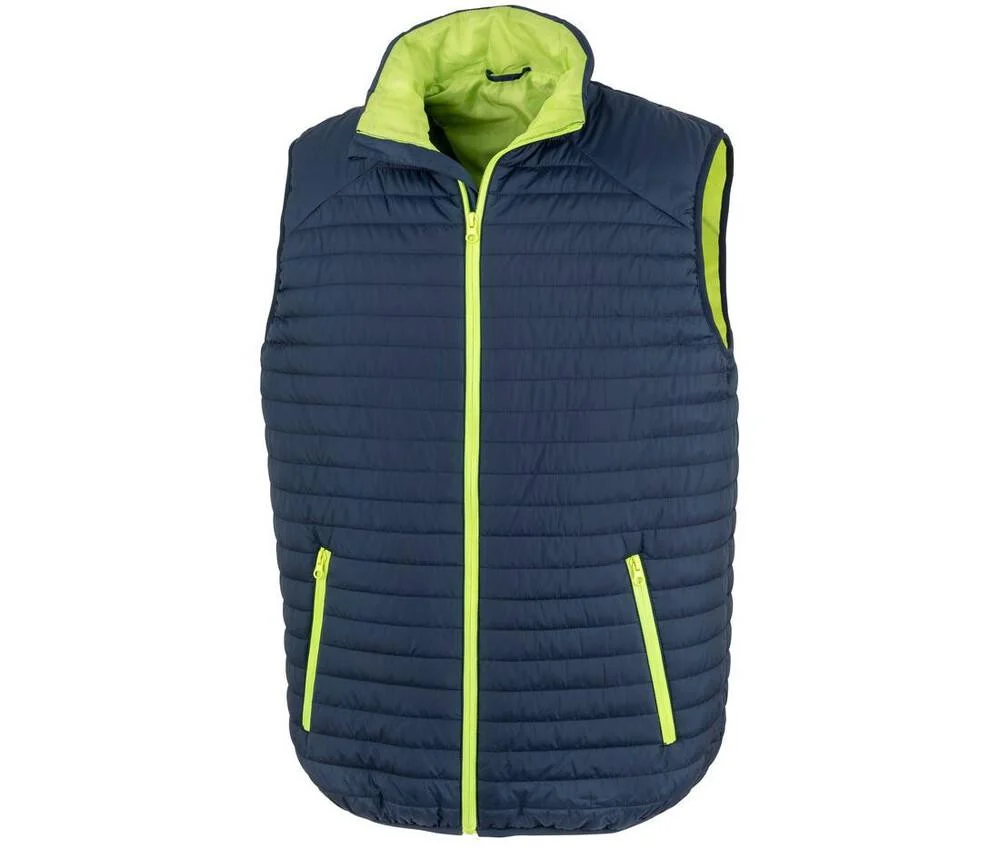 Result RS239 Thermoquilt Gewatteerde Bodywarmer – Navy/Lime