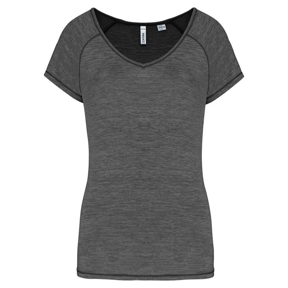 Proact PA4020 Sport T-shirt Dames – Marl Donkergrijs