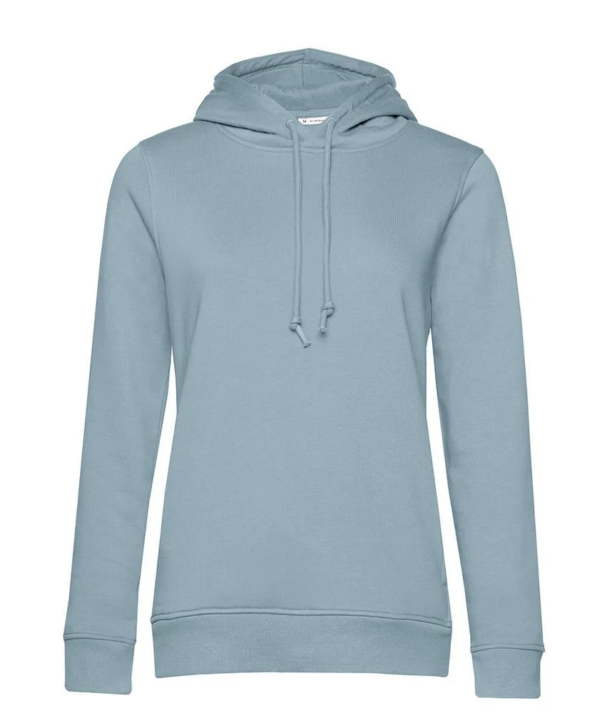B&C BCW34B Dames Organic Hoodie – Blue Fog