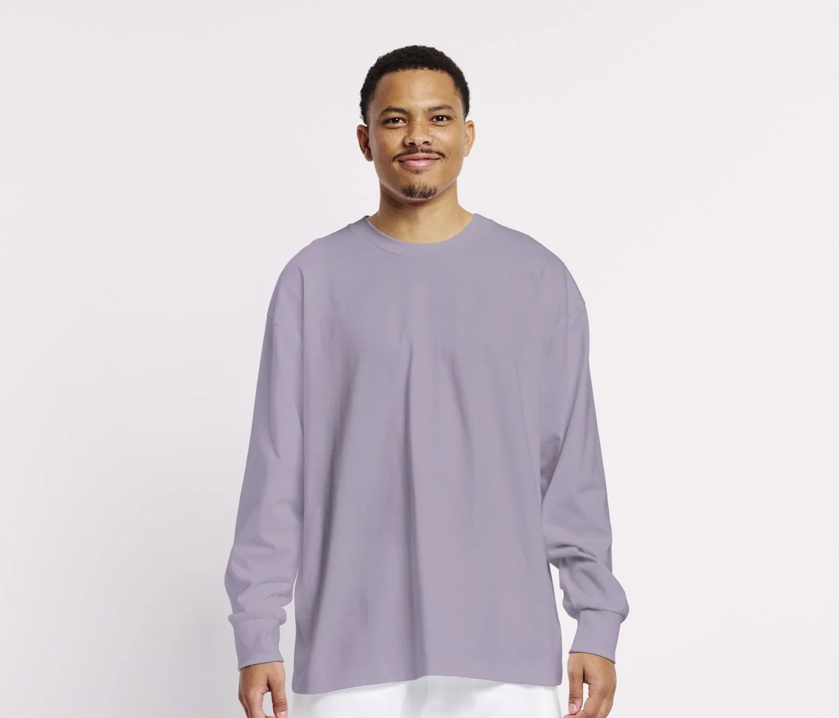 Neutral T60050 Oversized T-shirt Lange Mouwen – Onbewerkt
