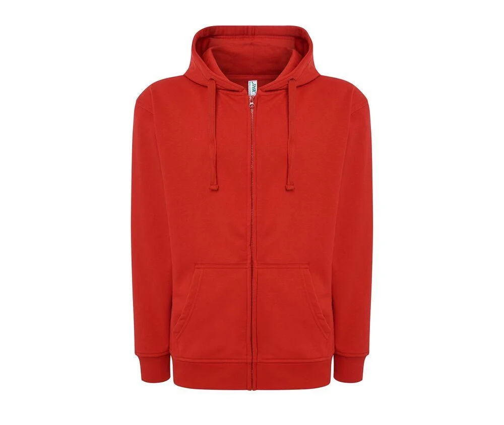 JHK JK297 Hoodie met Rits – Red