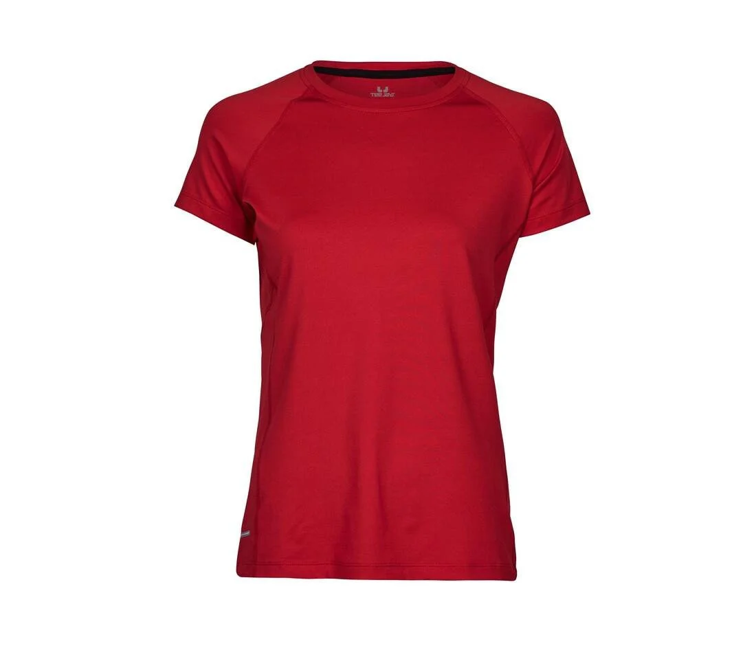 Tee Jays TJ7021 CoolDry T-shirt Dames – Red