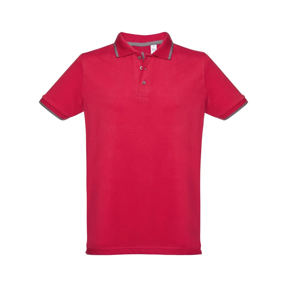 Egotier 30137 Tweekleurig Polo Heren – Rood