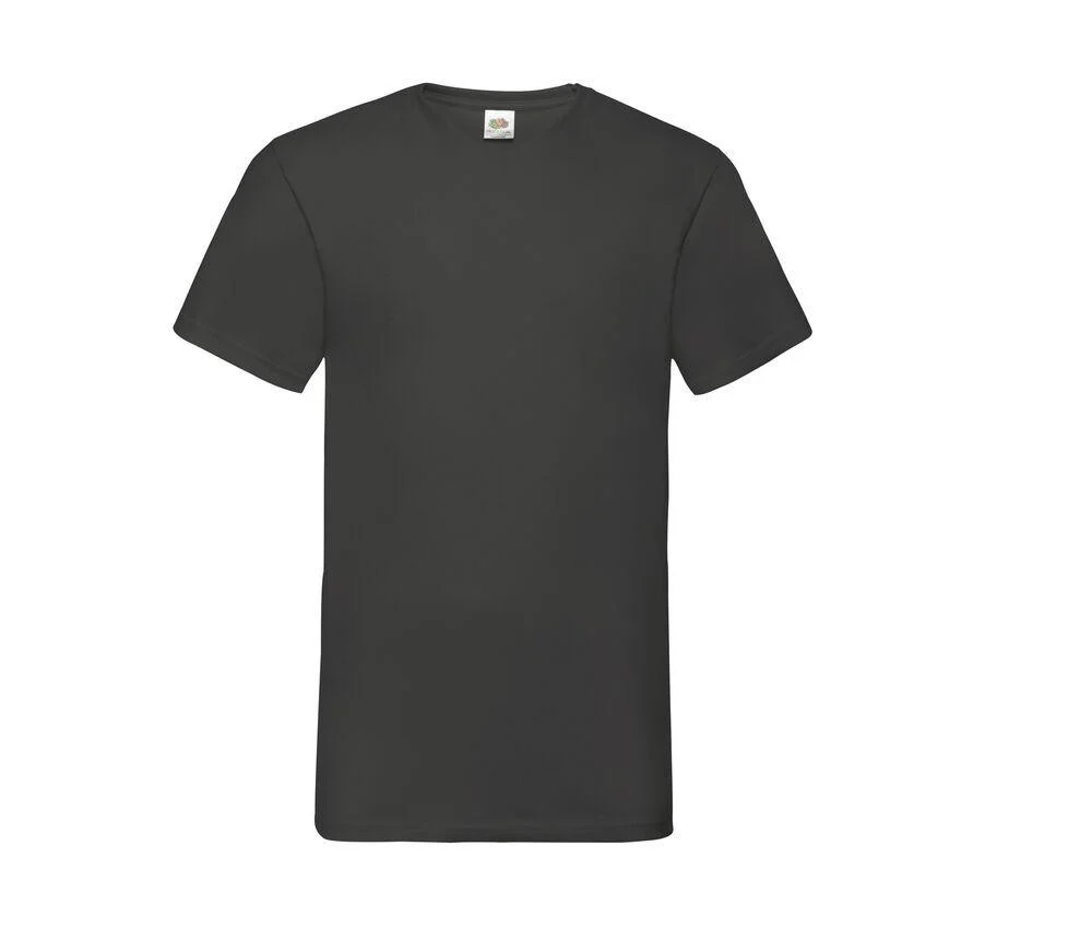 Fruit of the Loom SC234 Valueweight V-hals T-shirt – Light Graphite
