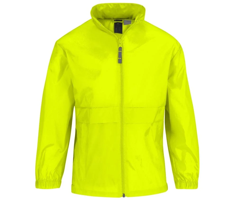 B&C BC301 Sirocco Windjack Kinderen – Ultra Yellow