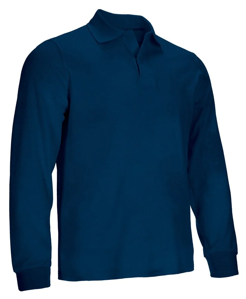 Valento POVAVAL Valiant Polo Lange Mouwen – orion navy blue