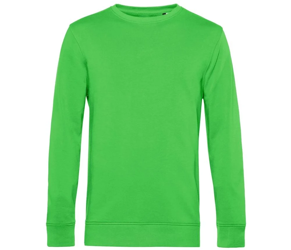 B&C BCU31B Biologische Sweater – Apple Green