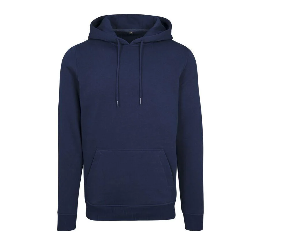 Build Your Brand BY011 Heavy Hoodie – Navy
