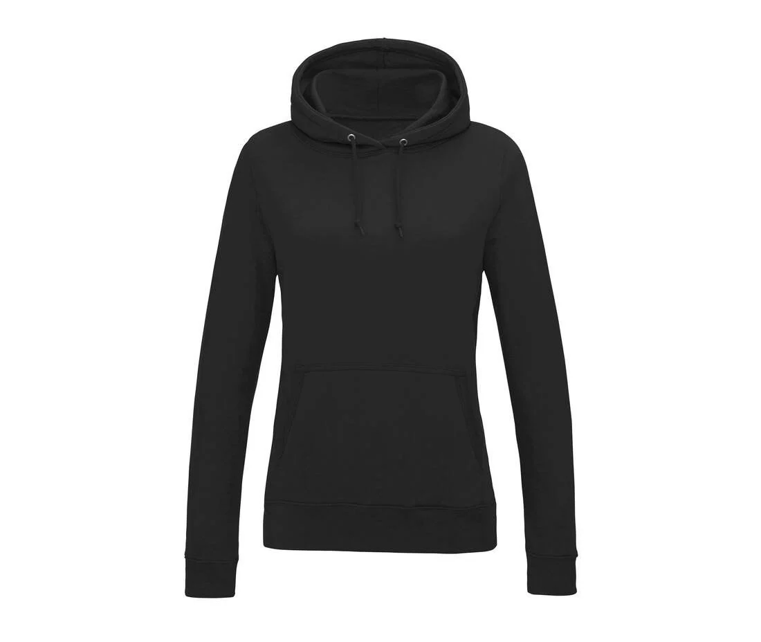 AWDIS JH01F Women's College Hoodie – Black Smoke