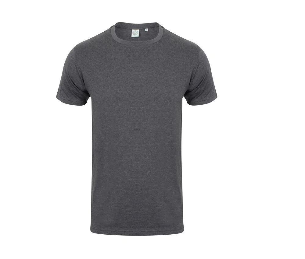 Skinnifit SF121 Feel Good T-shirt Heren – Heather Charcoal