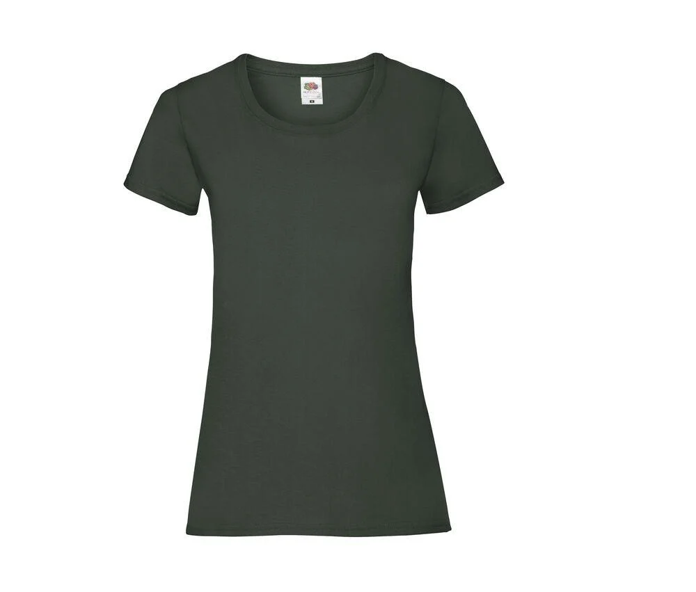 Fruit of the Loom SC600 Valueweight T-shirt Dames – Bottle Green