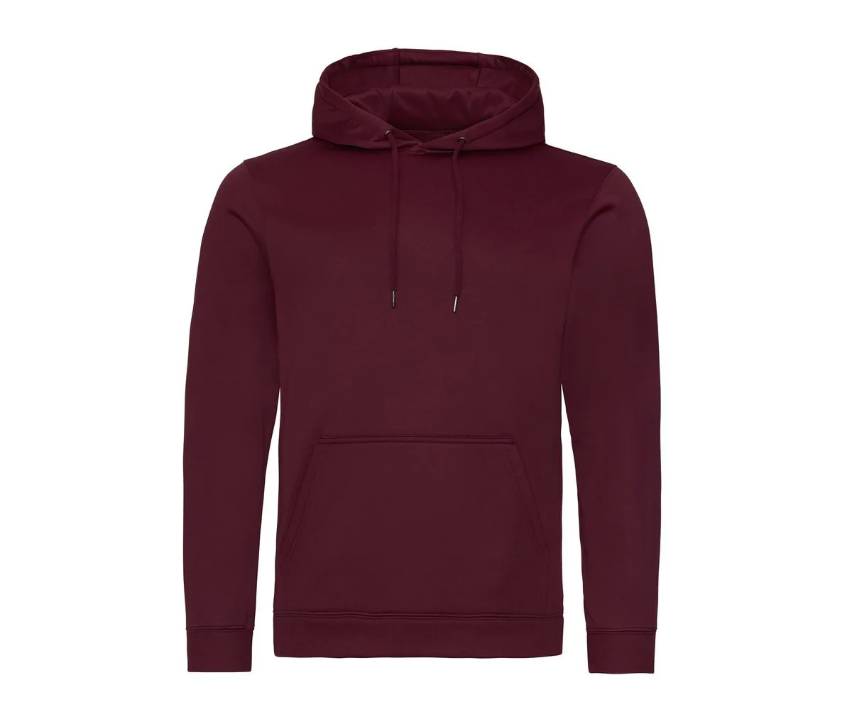 AWDIS JH006 Sports Polyester Hoodie – Burgundy