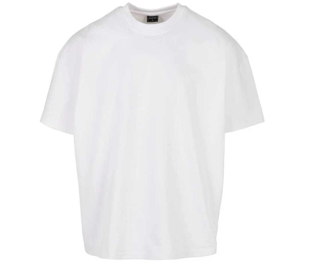 Build Your Brand BY163 Ultra Zwaar Boxy T-shirt – White