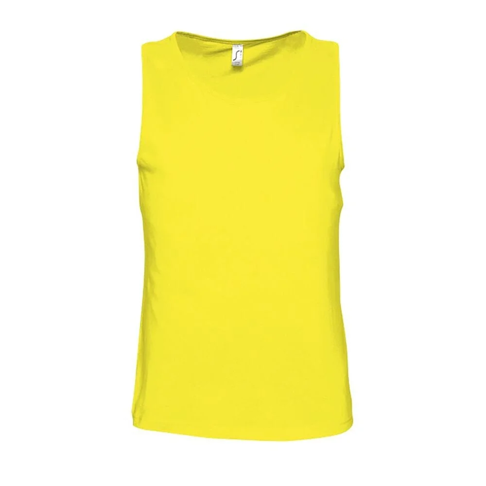 SOL'S 11465 Justin Tanktop Heren – Citroengeel