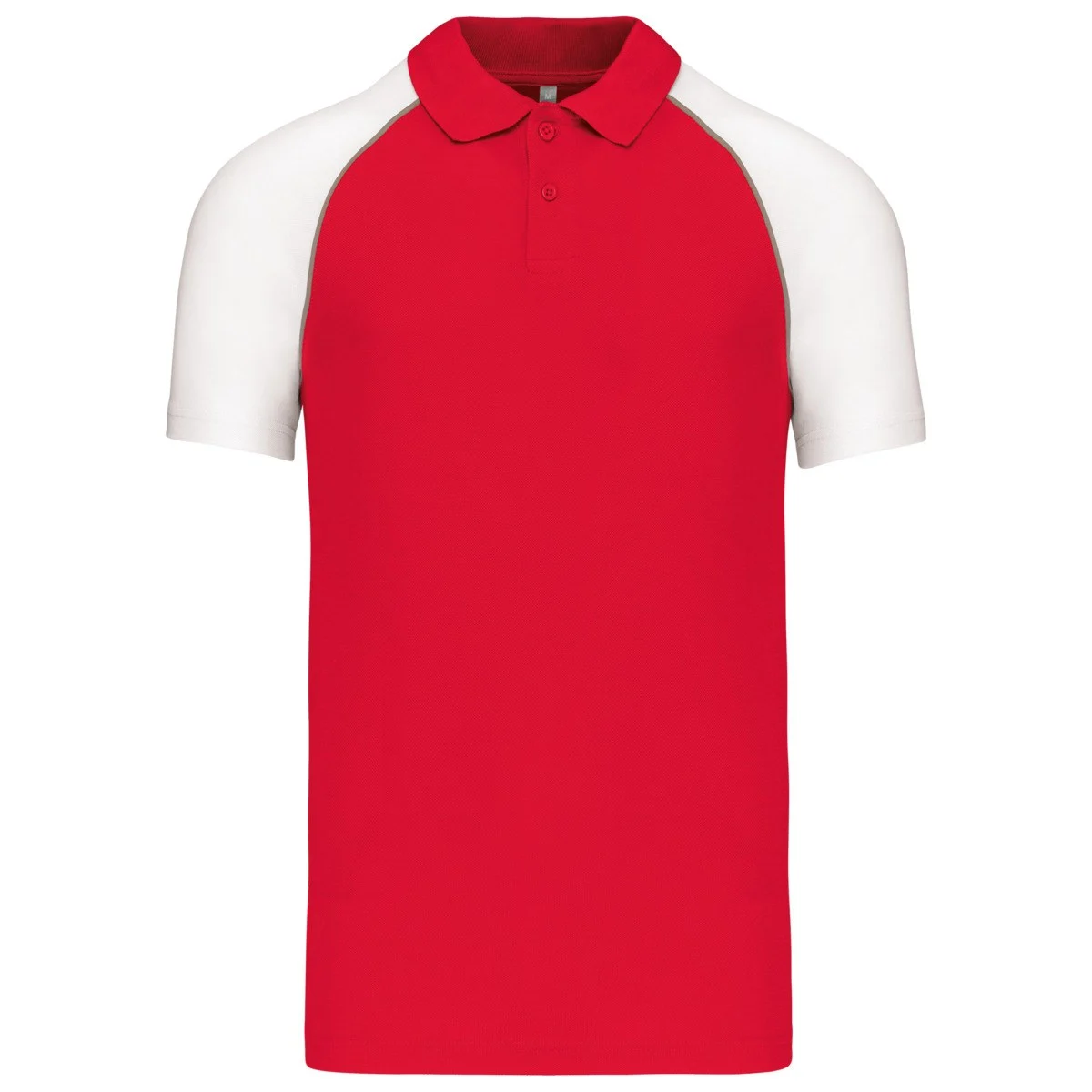 Kariban K226 Tweekleurig Polo – Rood/Wit