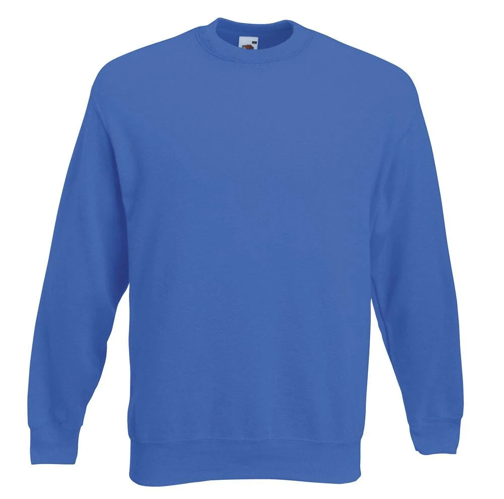 Fruit of the Loom SC250 Set In Sweater – Royal Blue