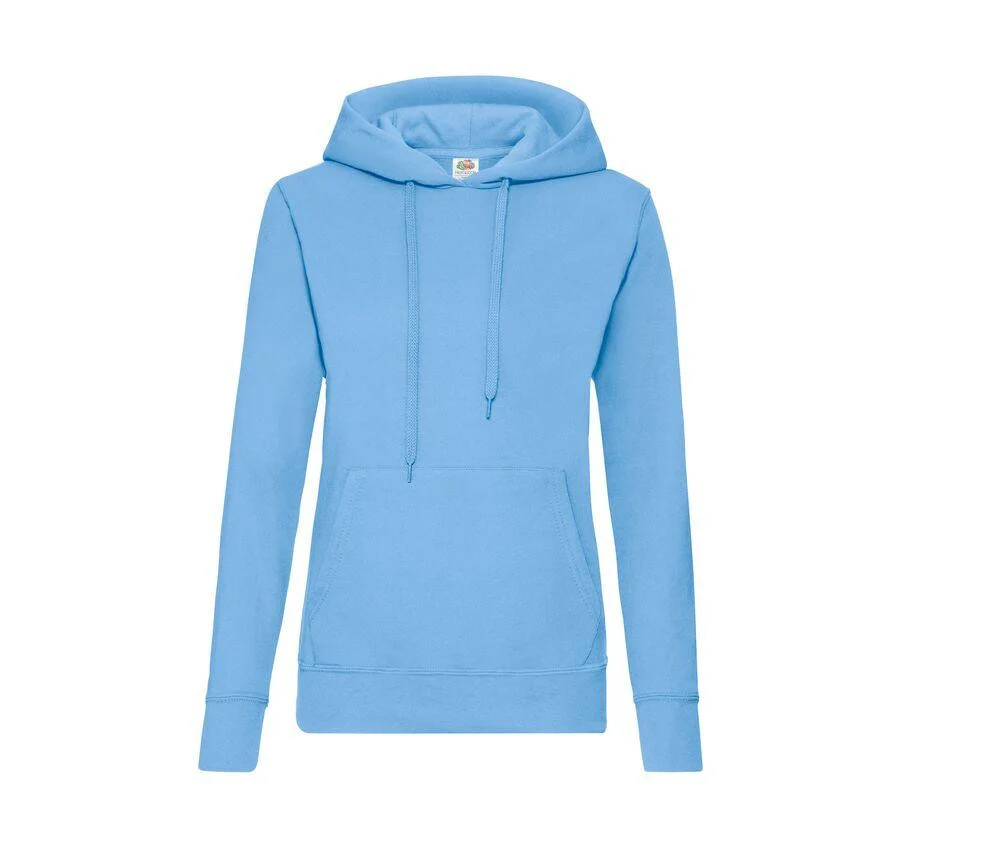 Fruit of the Loom SC269 Dames Hoodie Sky Blue