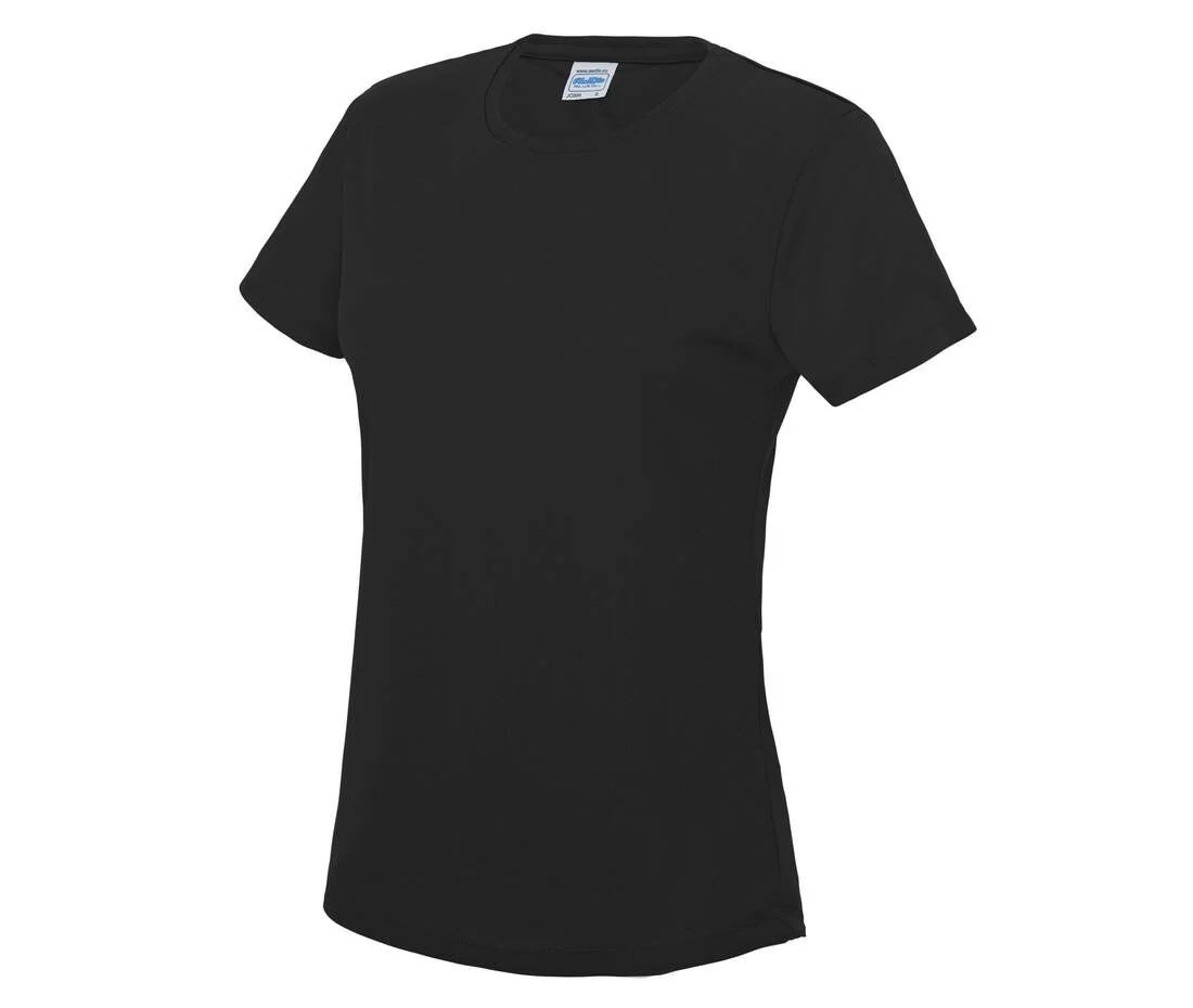 Just Cool JC005 Cool T Dames – Jet Black
