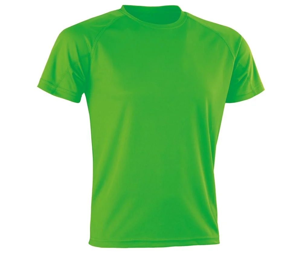 Spiro SP287 Aircool Ademend T-shirt – Flo Green