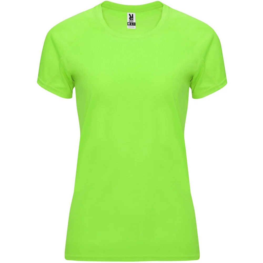 Roly CA0408 Sport Raglan T-shirt Dames – Groene fluor