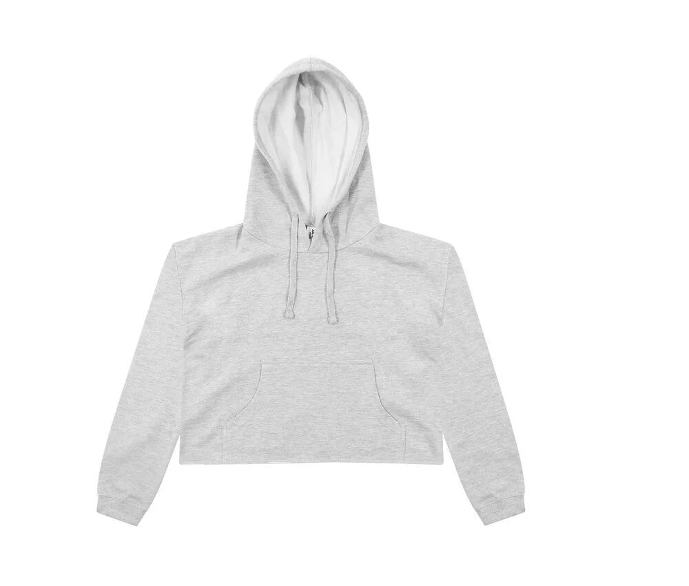 AWDIS JH016 Cropped Hoodie Dames – Heather Grey