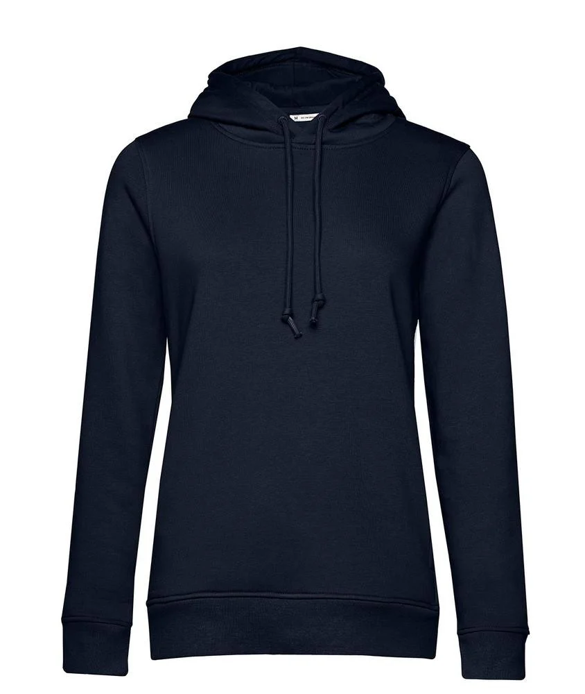 B&C BCW34B Dames Organic Hoodie – Navy Blue