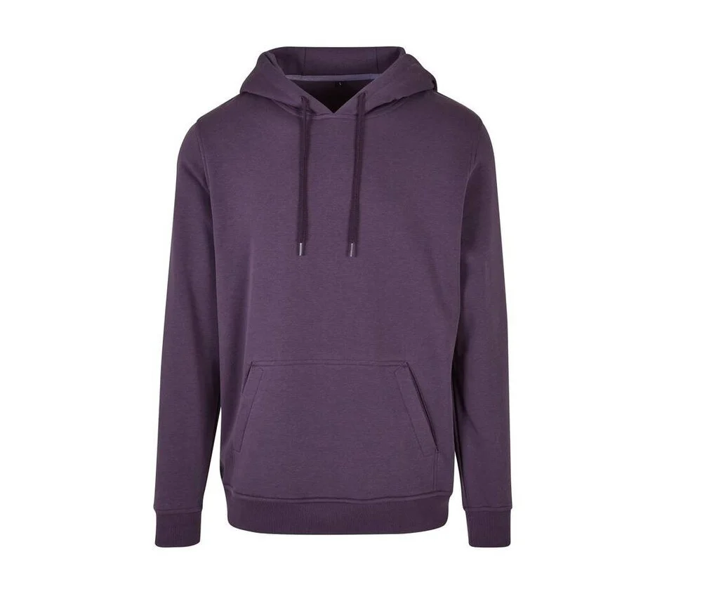 Build Your Brand BY011 Heavy Hoodie – Purple Night