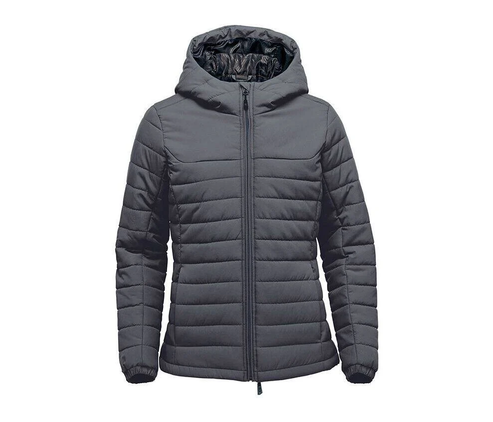 Stormtech SHQXH1W Nautilus Gewatteerde Jas met Capuchon Dames – Dolphin