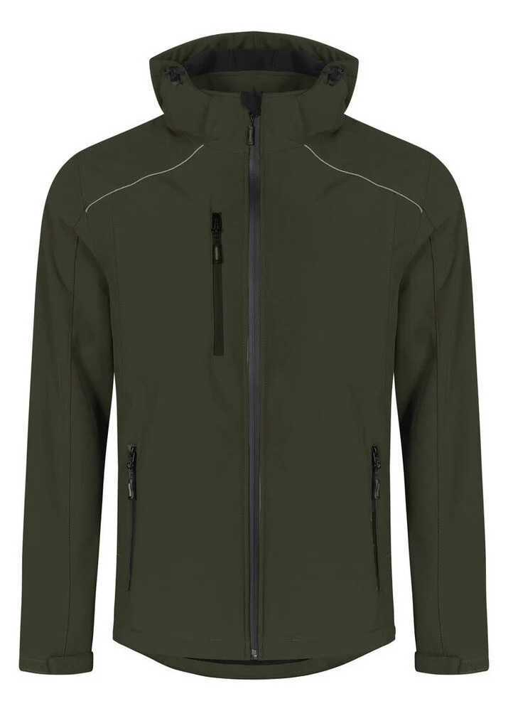 Promodoro PM7860 Softshell Jas Heren – Khaki
