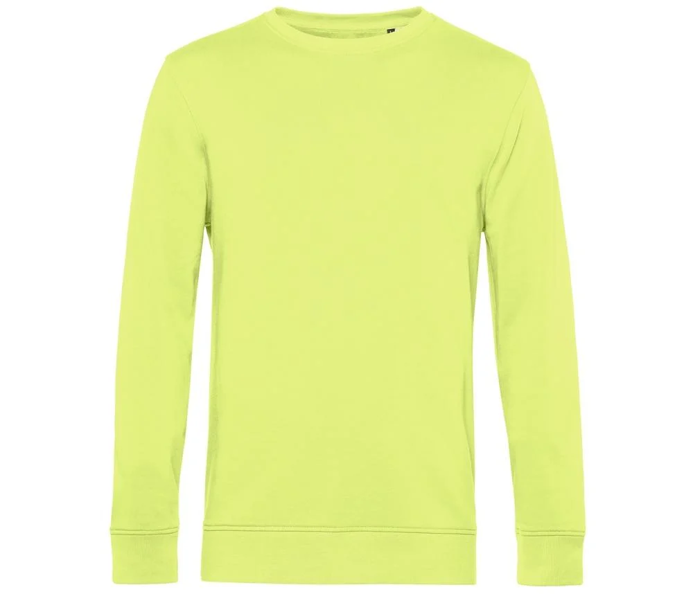 B&C BCU31B Biologische Sweater – Lime
