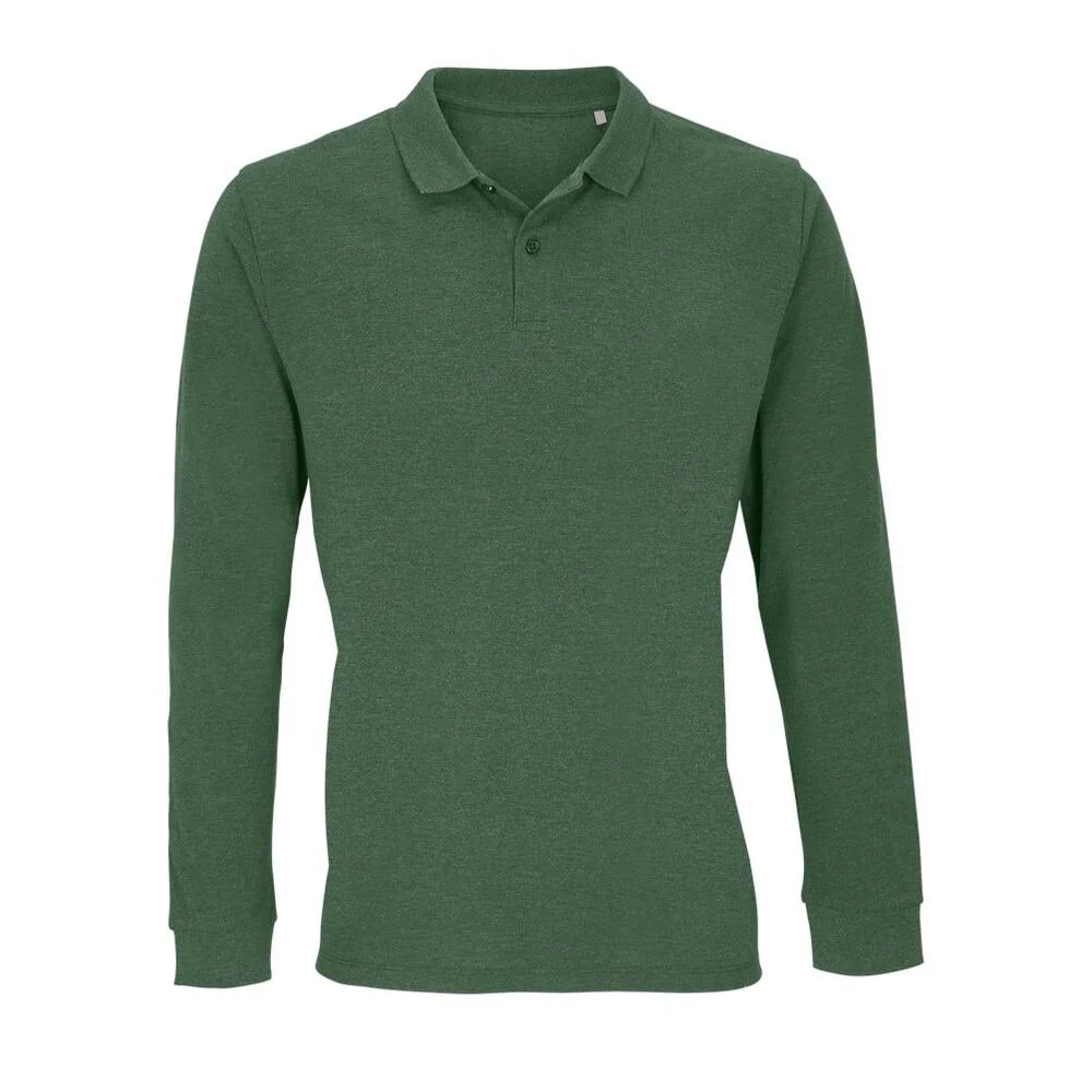 SOL'S 04241 Planet Polo Lange Mouwen – Fles groen