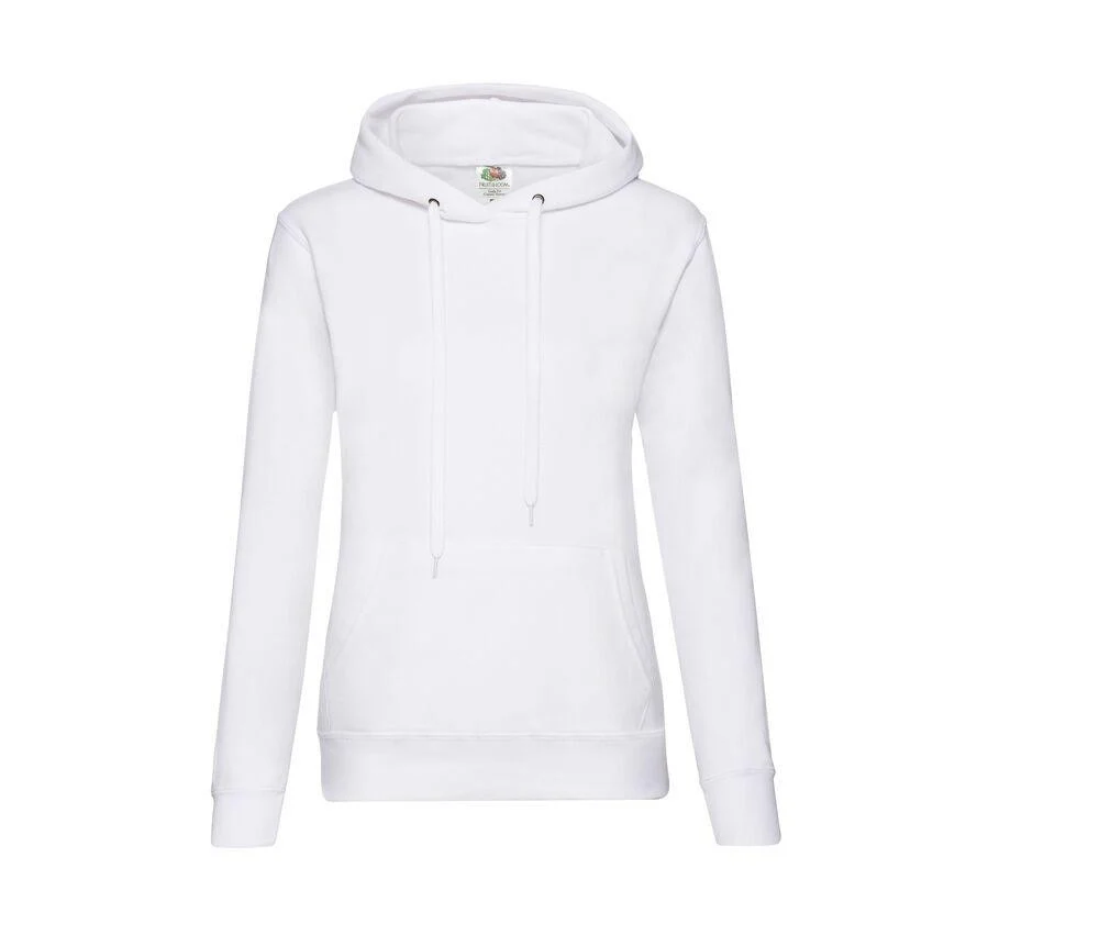 Fruit of the Loom SC269 Dames Hoodie White