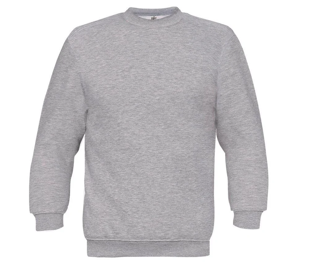B&C BC500 Set In Sweater – Heather Grey
